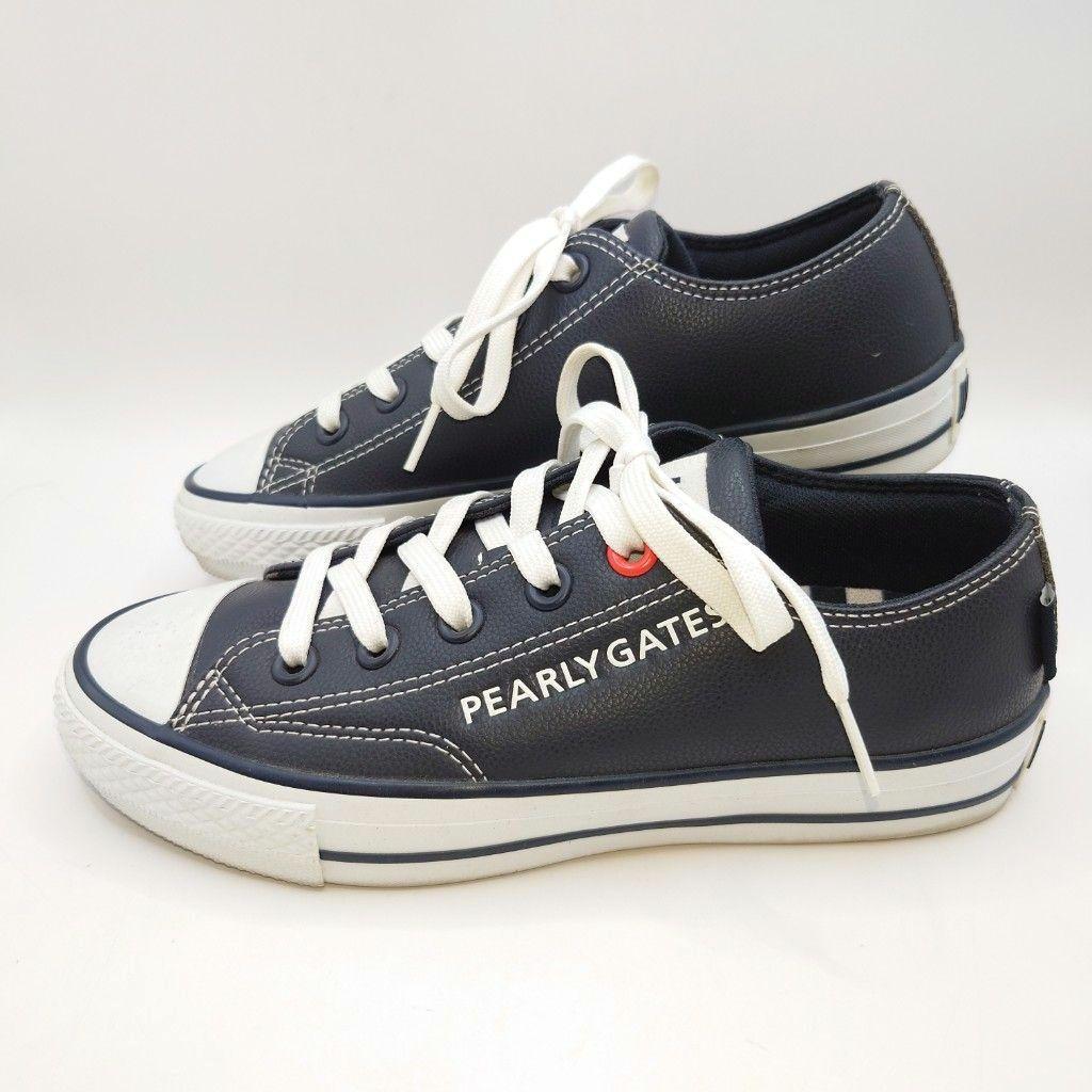 美品 パーリーゲイツ コンバース スパイクレス ゴルフシューズ 22.5