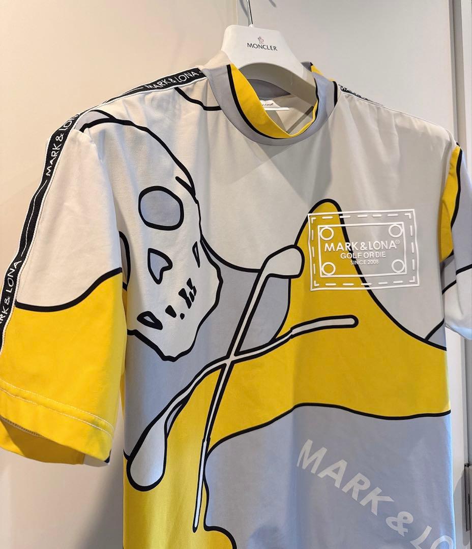 美品 ★ MARK&LONA 2024 モックネック シャツ マーク&ロナ