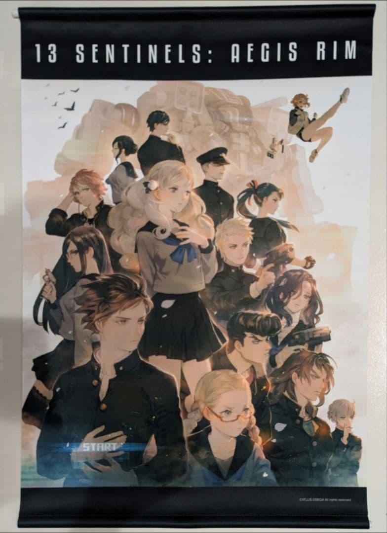 十三機兵防衛圏 タペストリー ビジュアルアートボート