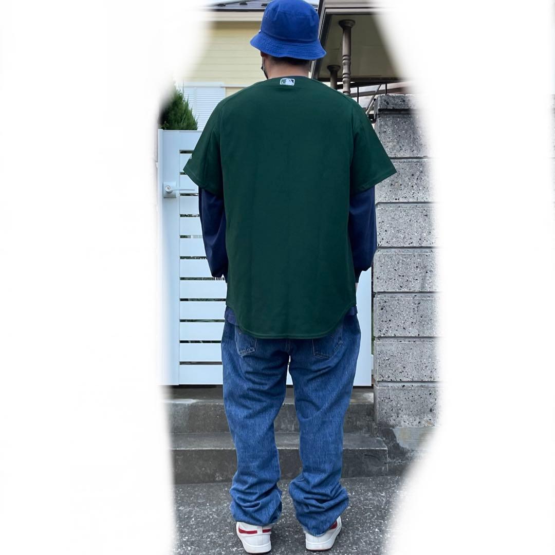 USA製 00s Majestic社 タンパベイ デビルレイズ 古着ゲームシャツ