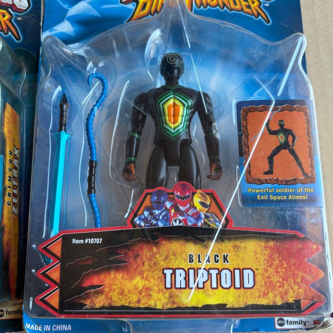 【T038】★希少★パワーレンジャー ダイノサンダー」のフィギュアセット