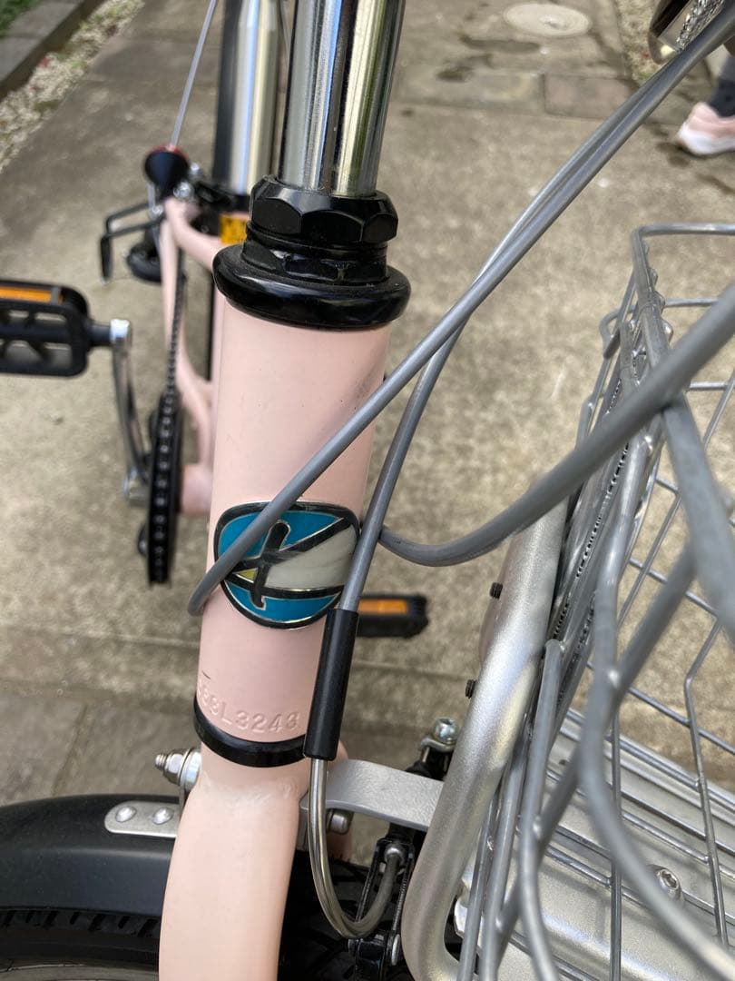 KhodaaBloom 20インチ　子供用自転車 ピンク 前カゴ付き