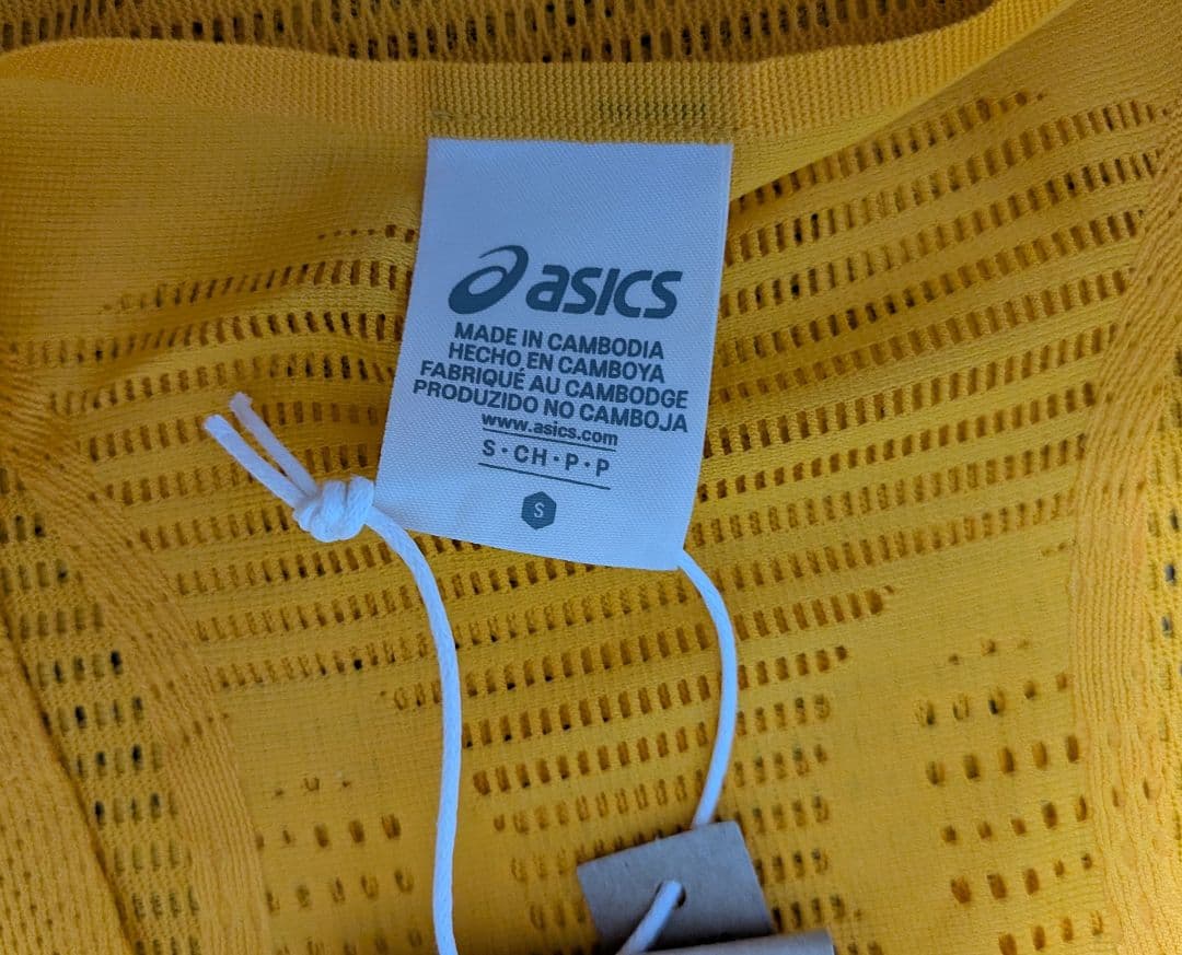 新品未使用 アシックス RUN シングレット　Sサイズ