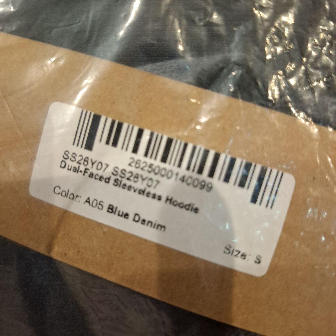 新作◆salsation サルセーションSleeveless Hoodieデニム