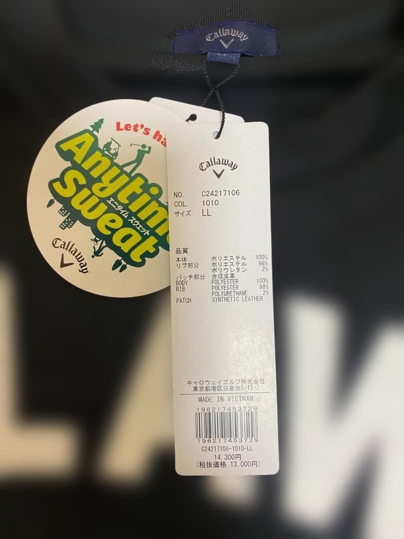 LL【新品タグ付き】キャロウェイ　ロゴプリントダンボールスウェット