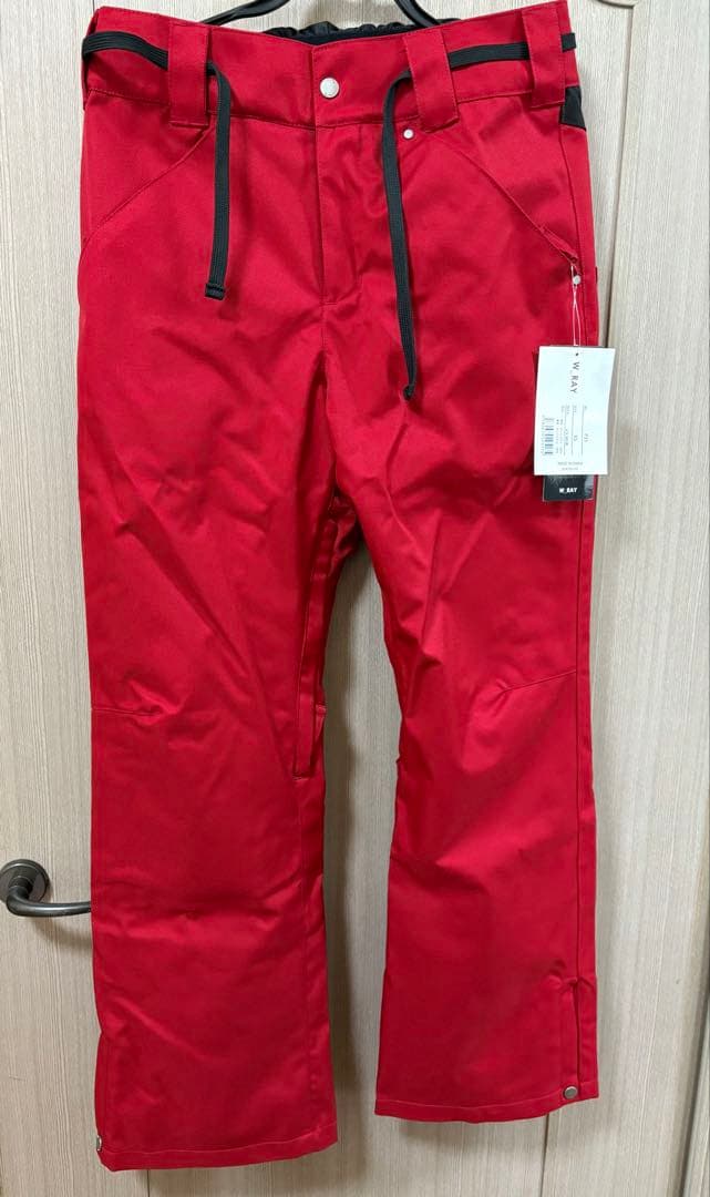 W RAY スキーウェア上下セット　XS 赤/黒/花柄