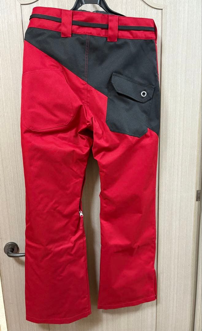 W RAY スキーウェア上下セット　XS 赤/黒/花柄