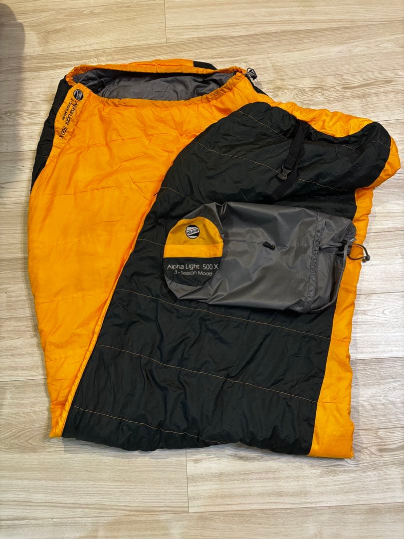 ISUKA イスカ アルファライト 500X 3season シュラフ 寝袋