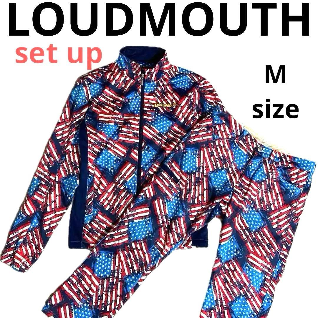 LOUDMOUTH ラウドマウス　セットアップ　ジャケット　ゴルフパンツ　M