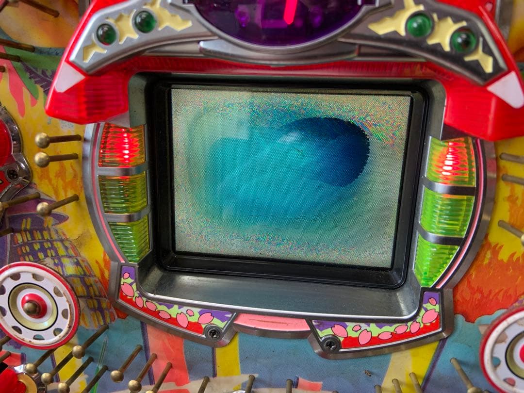 レトロ台　京楽　夢幻伝説　本体　液晶難あり