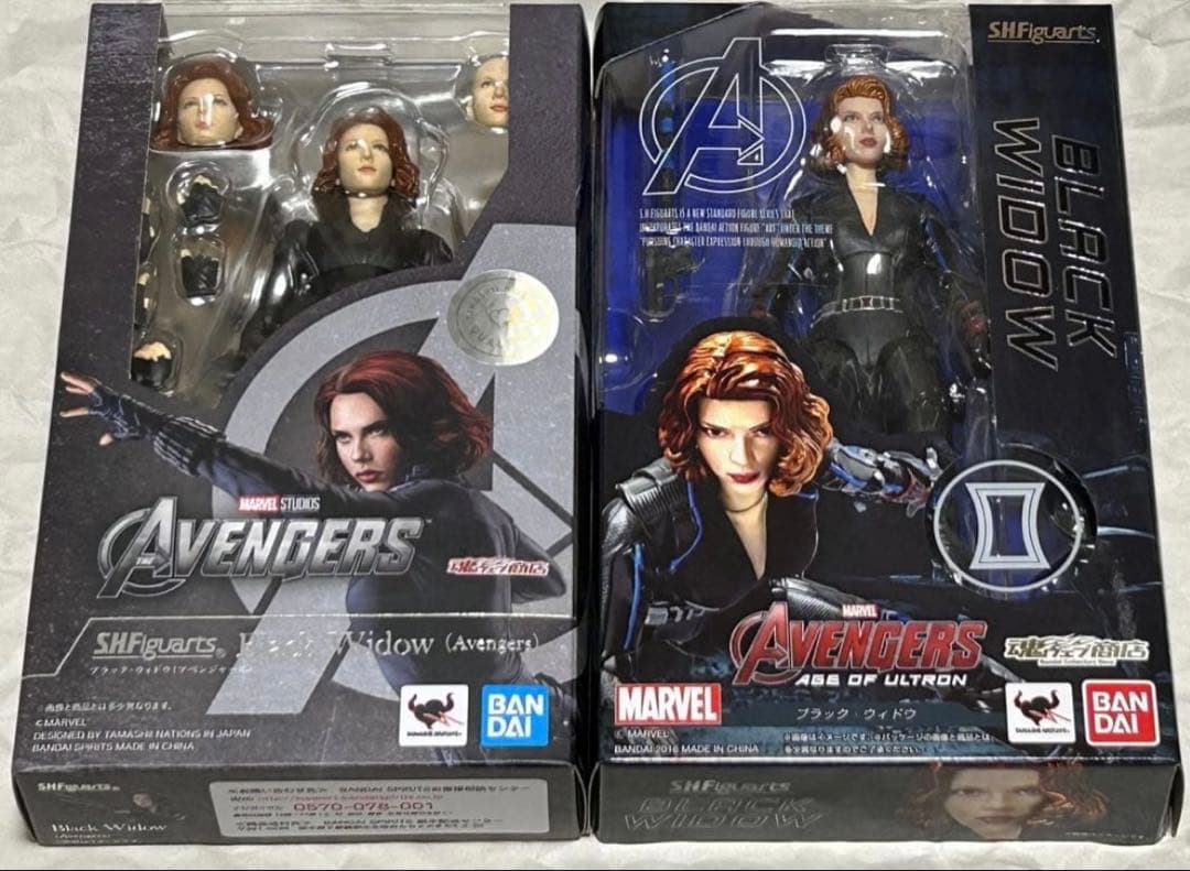 フィギュアーツ　ブラックウィドウ　2種セット　マーベル　フィギュア