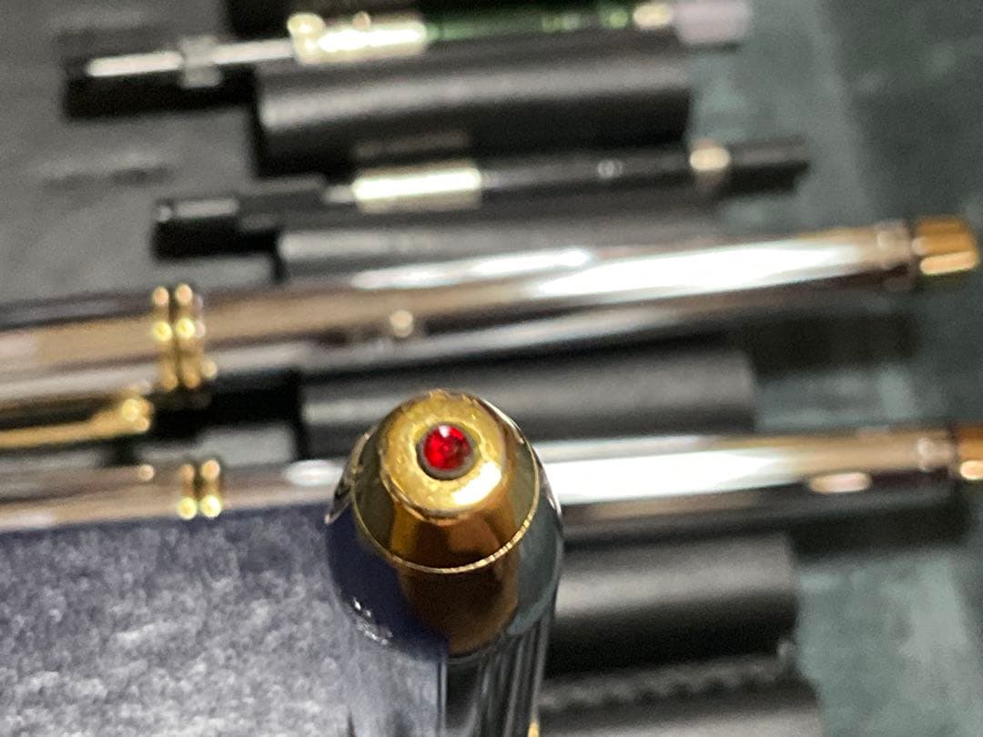 クロス　万年筆　タウンゼントメダリスト3本とペンケース