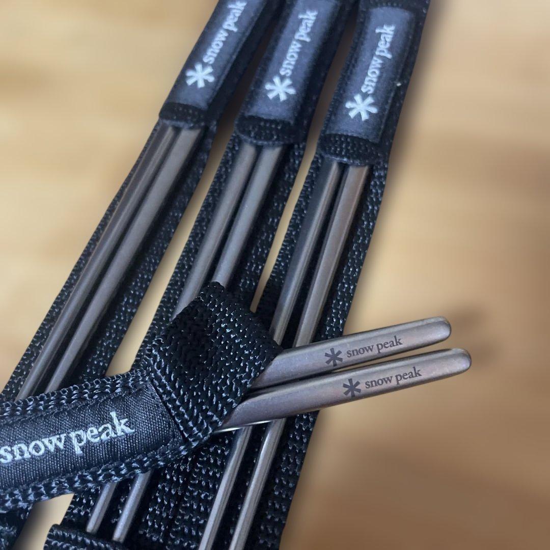 ギ*コ様 スノーピーク　チタン先細箸4セット④