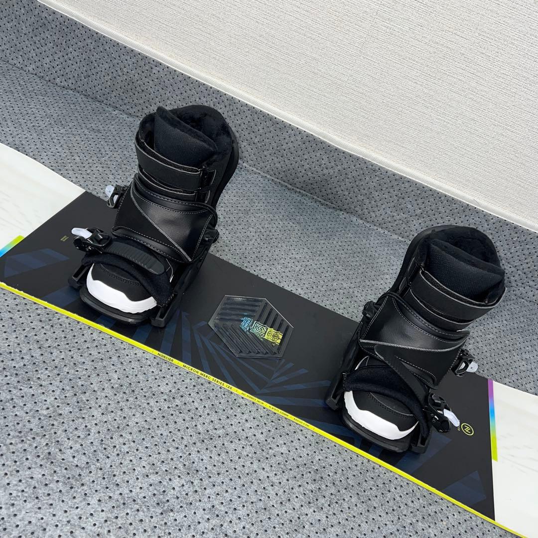 数回使用 キッズスノーボード NIDECKER 120cm×バイン×ブーツ