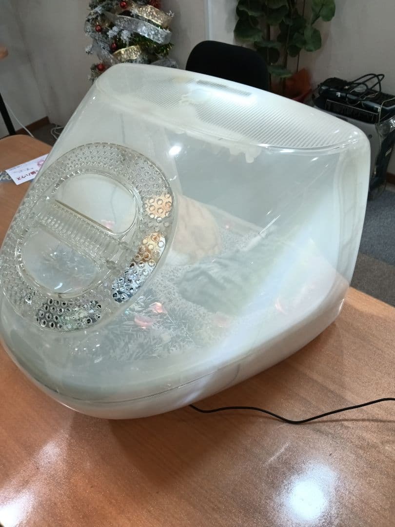 初代　iMac　を猫ハウスにリメイク