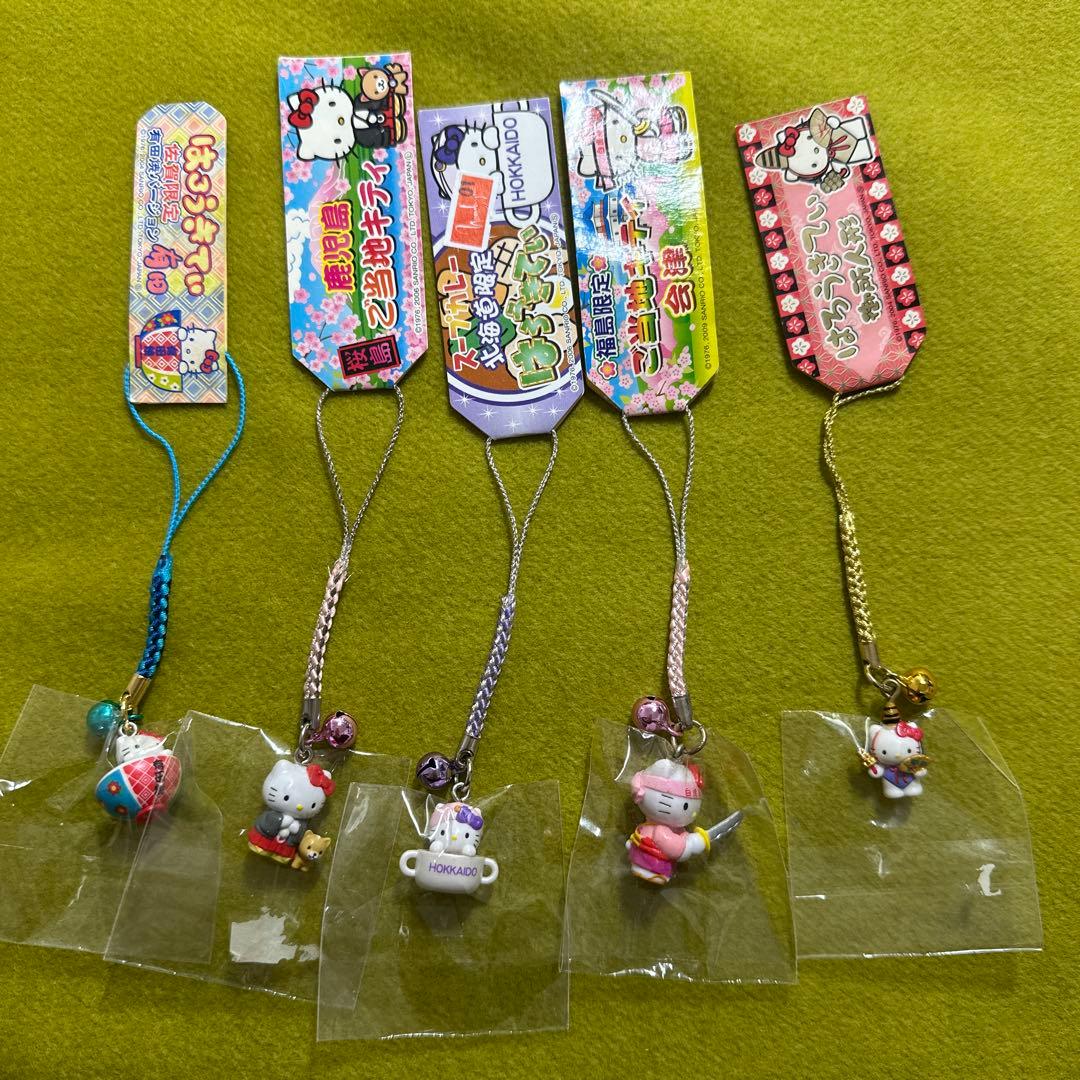 ご当地キティ　ハローキティ　まとめ売り　根付　ストラップ　根付け ストラップ