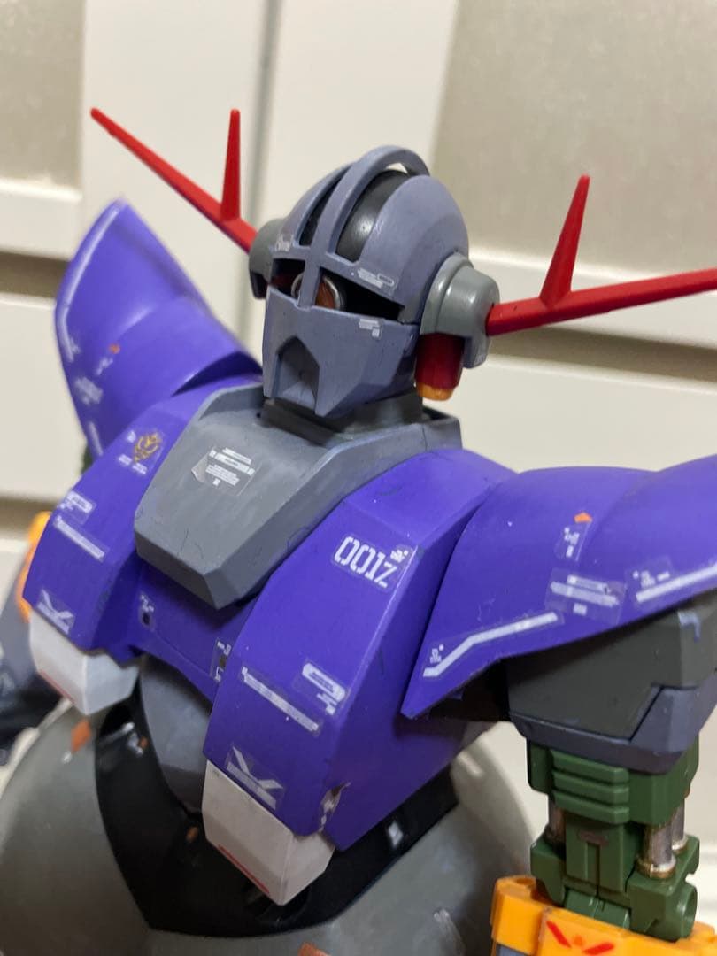 1/144HGジオング改造塗装完成品(パーフェクトジオング風)オマケ付き