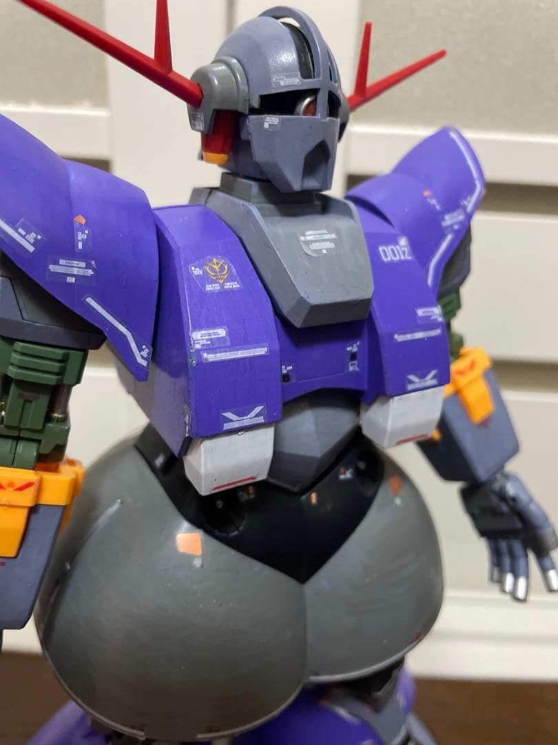 1/144HGジオング改造塗装完成品(パーフェクトジオング風)オマケ付き