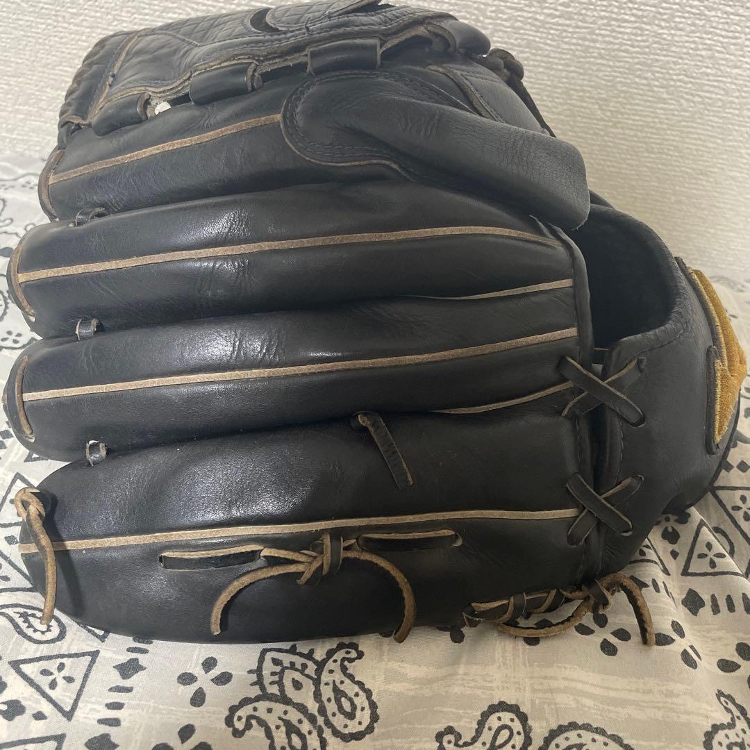 ミズノプロ投手用硬式グローブ 黒