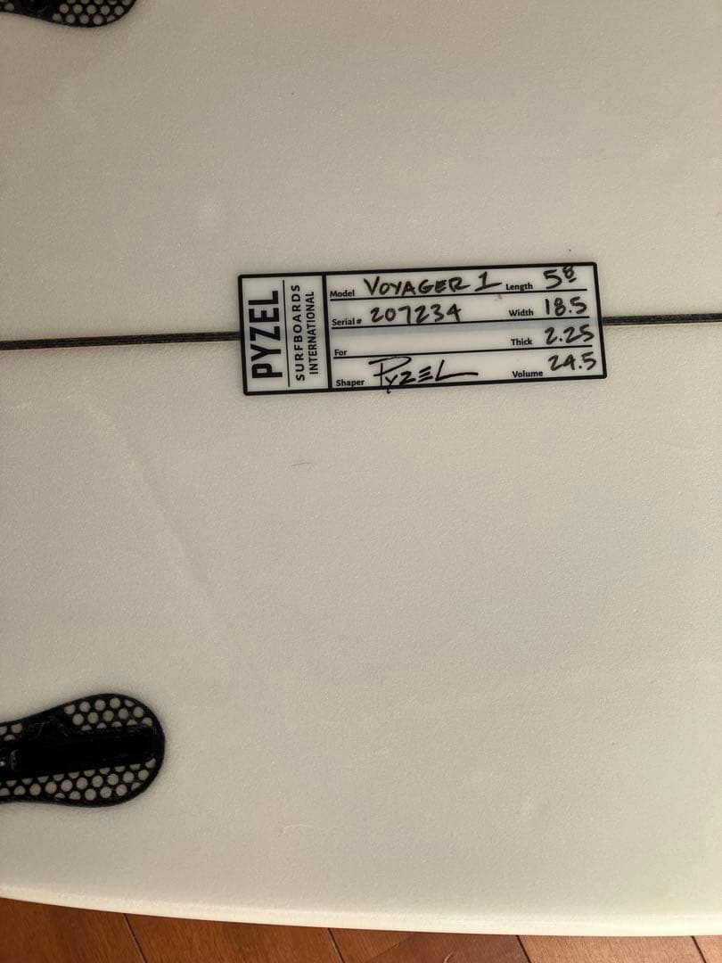 PYZEL VOYAGER 1 5'8 24.5L 湘南手渡し