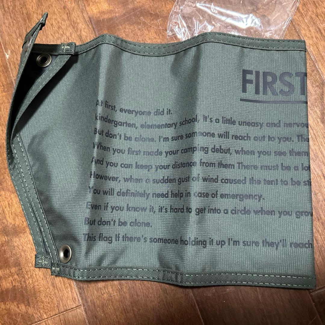 ブラント　BRUNT FIRST TIME 初期ロット　オリーブ　旗　未使用品