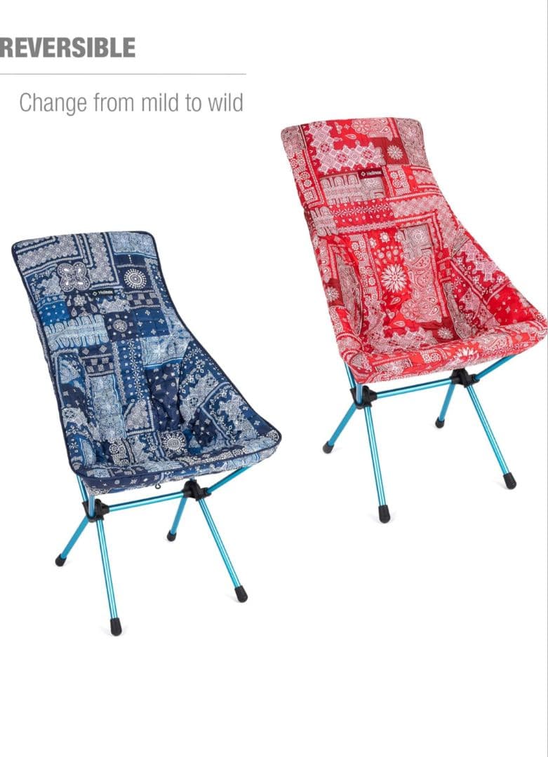 Helinox シートウォーマー 断熱フィットチェアカバー サンセット