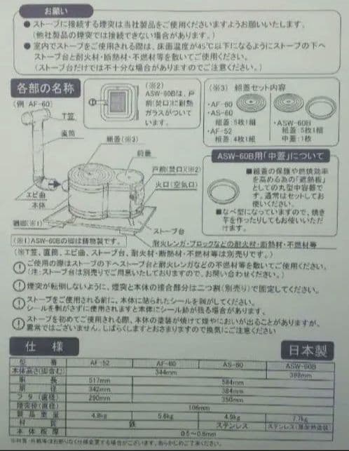 ★薪ストーブ 時計型 新品未使用 ★冬キャンプ冬BBQや災害時に
