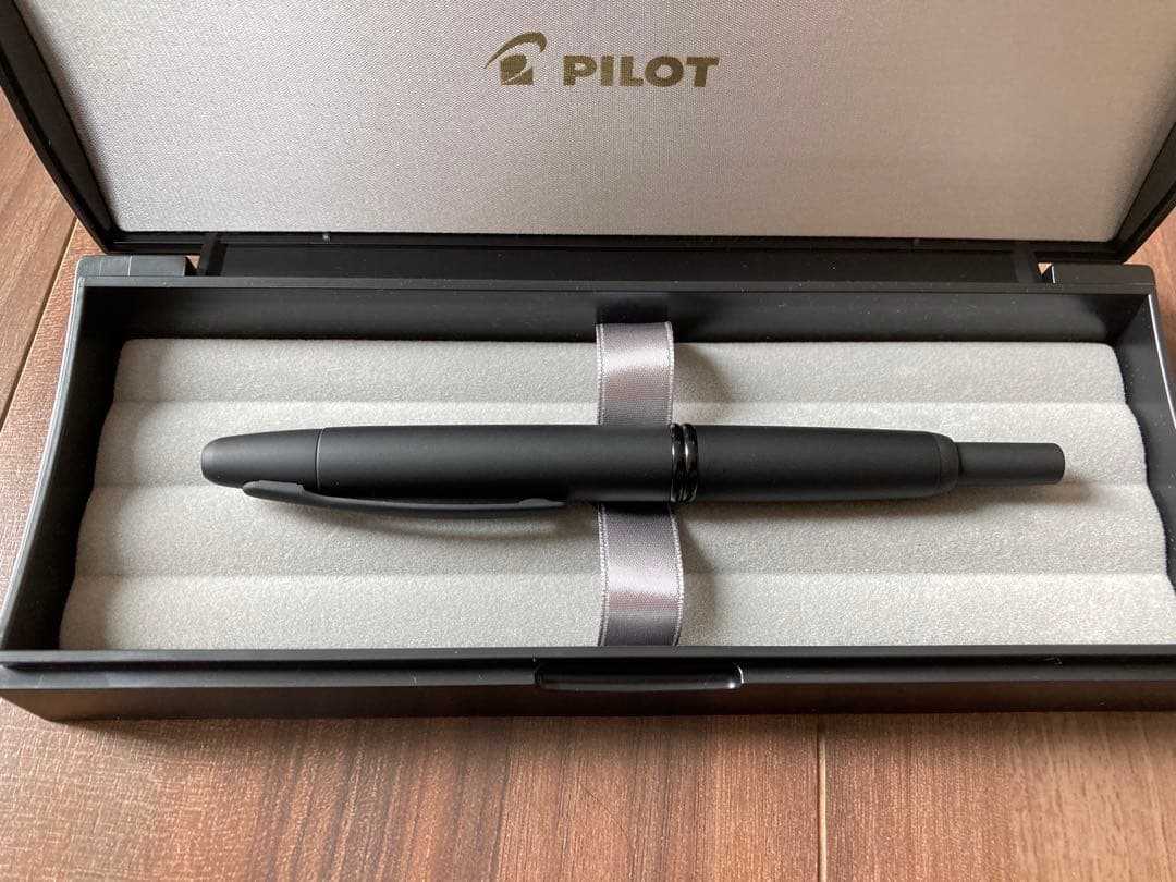 キャップレス万年筆　マットブラック　EF 極細