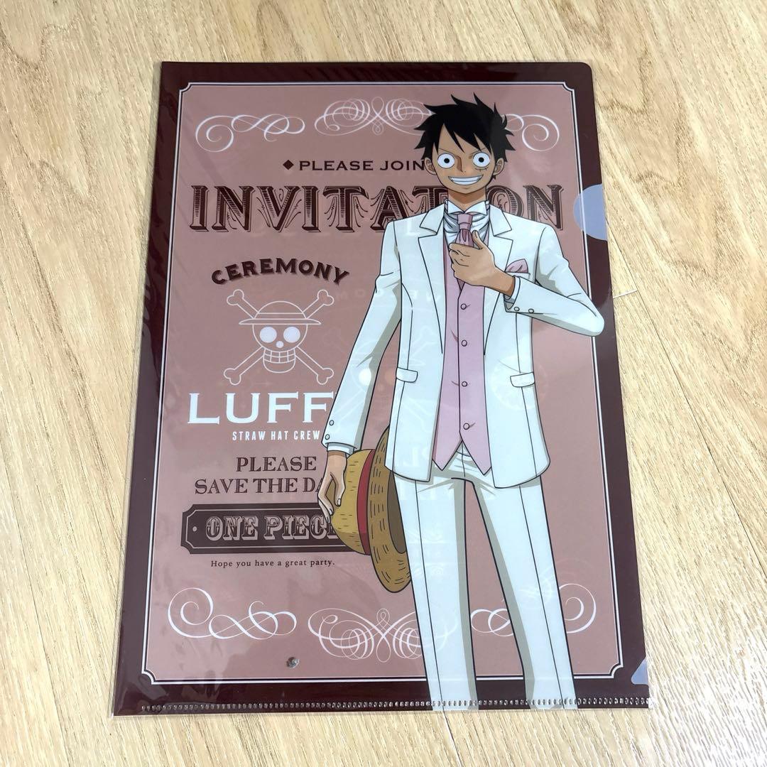 未開封　ONE PIECE タキシード　クリアファイルセット
