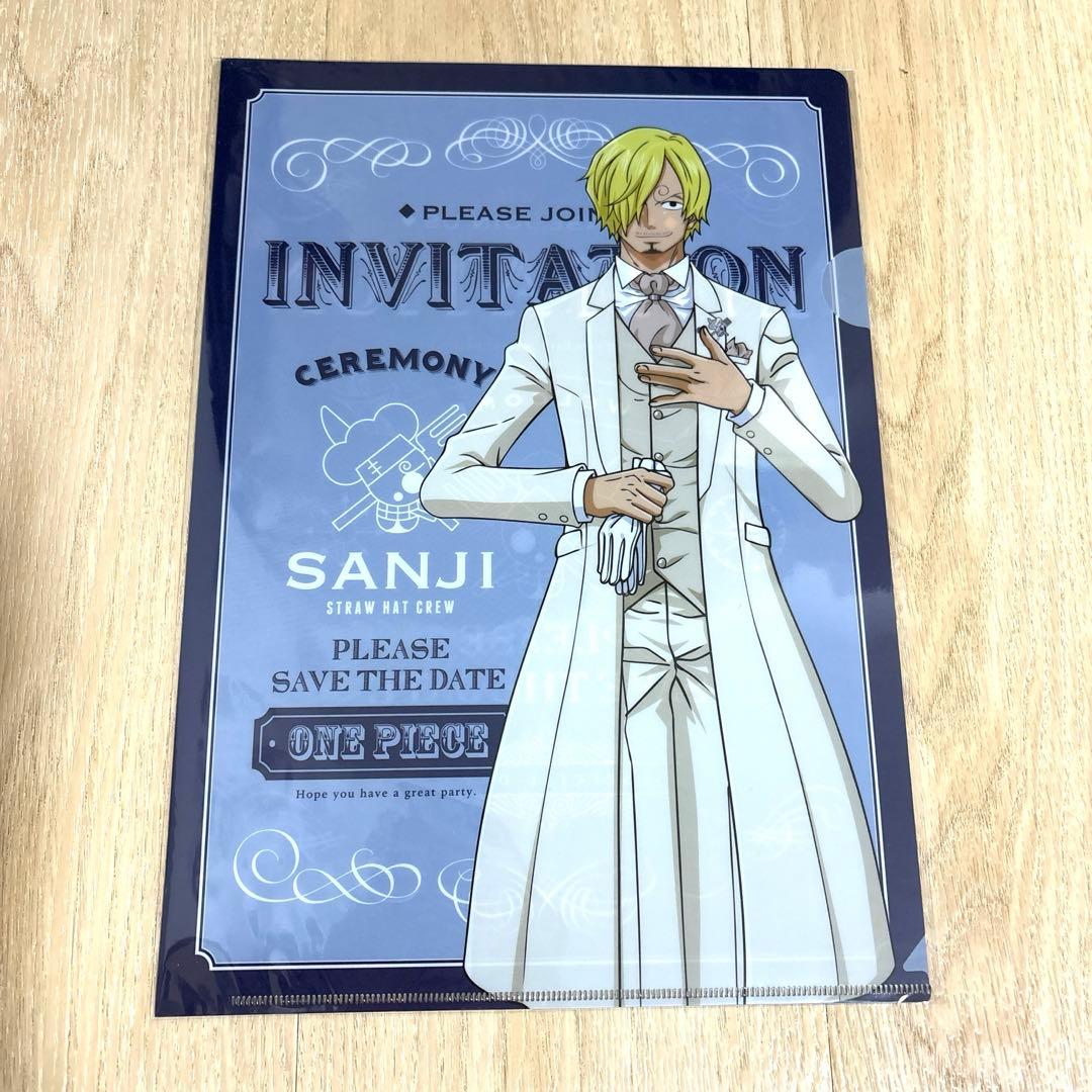 未開封　ONE PIECE タキシード　クリアファイルセット