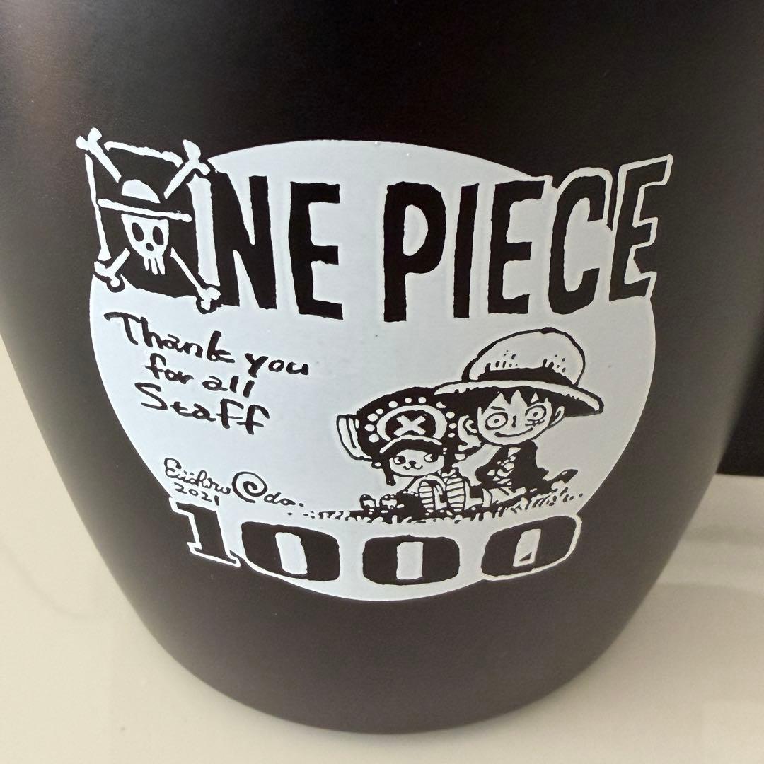 【非売品】アニメ ワンピース 1000話放送 サーモステンレスマグ