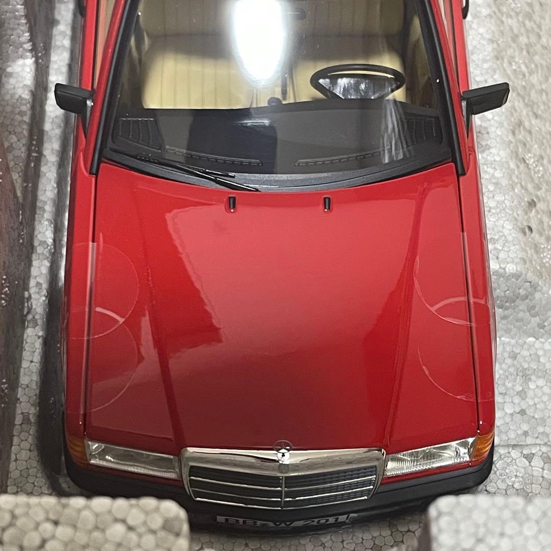 1/18 ベンツ特注 （ノレブ） メルセデスベンツ 190E レッド