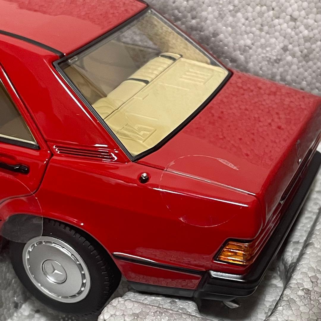 1/18 ベンツ特注 （ノレブ） メルセデスベンツ 190E レッド