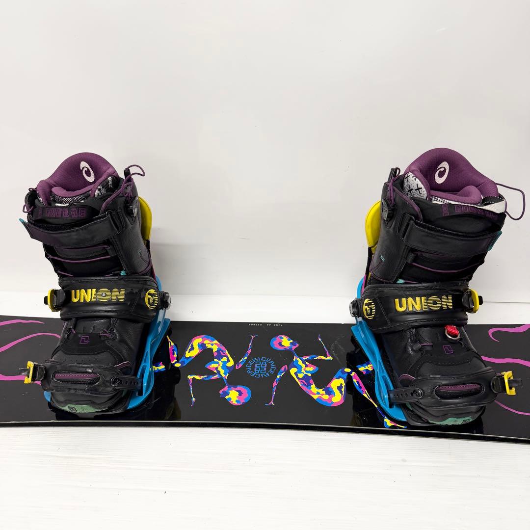 レディース　RICE28 UNION DEELUXE スノボセット　スノーボード