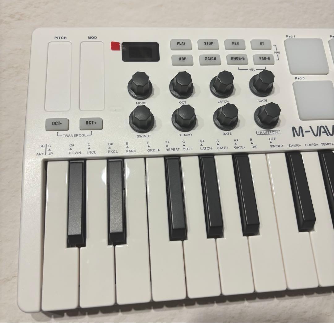【期間限定値下げ】ワイヤレス MIDIキーボード M-Vave SMK25