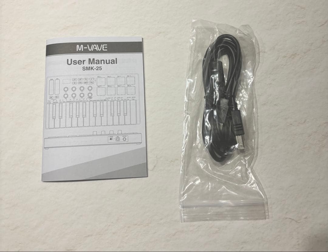 【期間限定値下げ】ワイヤレス MIDIキーボード M-Vave SMK25