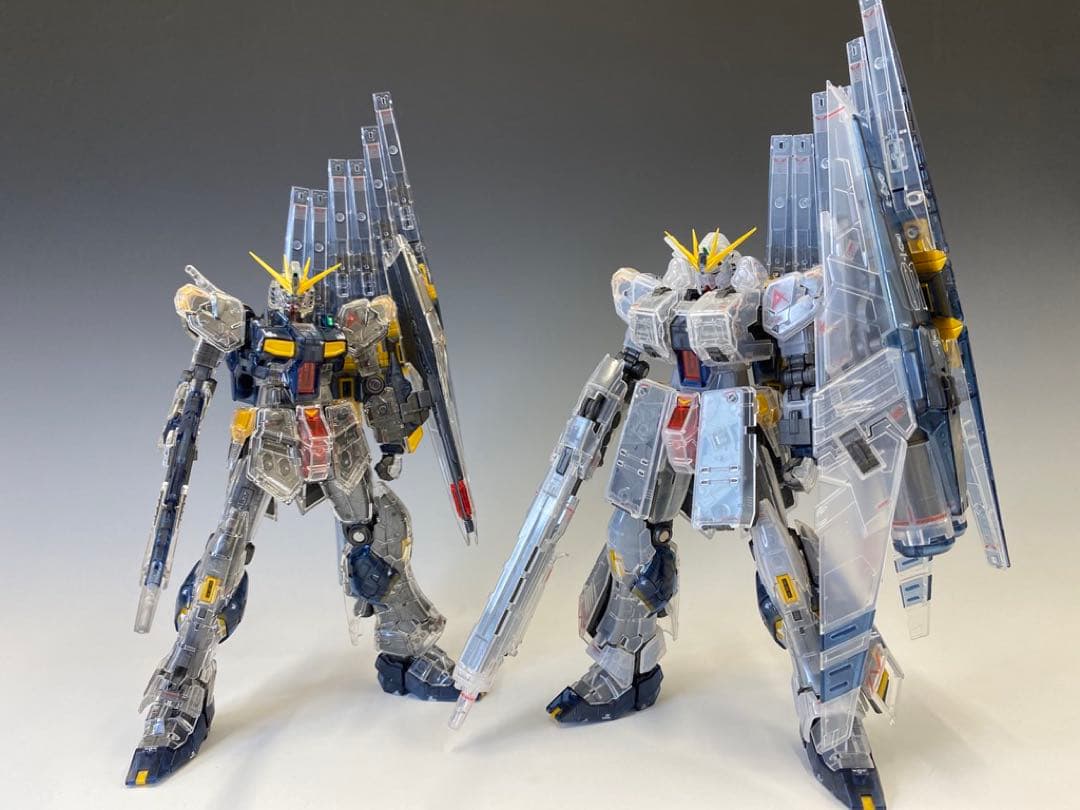 RG νガンダム HWS 初回限定パッケージ クリアカラー 2点セット