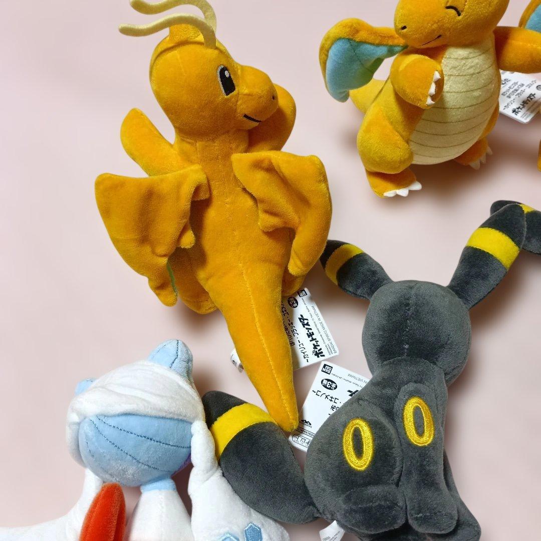 ポケットモンスター　ほぺぴたぬいぐるみ　3種　　計14体　まとめ売り