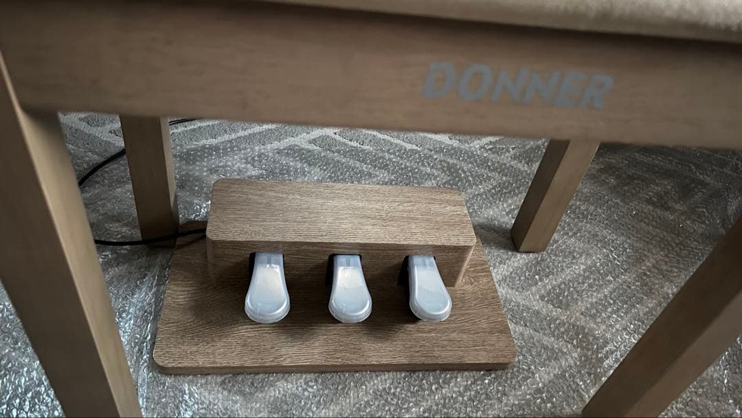 DONNER ドナー電子ピアノ　DDP-60 88鍵盤　【1/2】