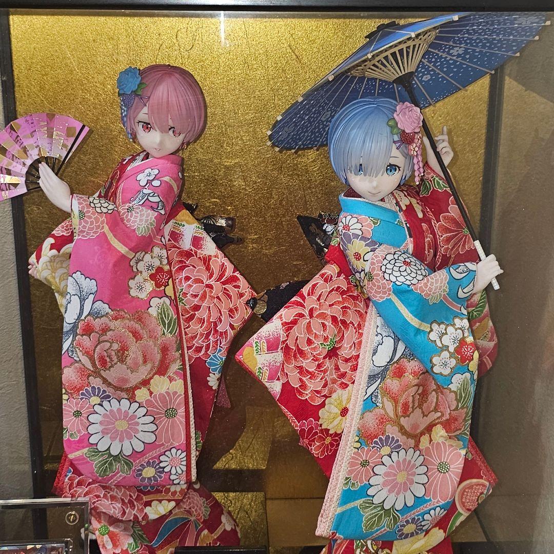 リゼロ 吉徳×F:NEX レム ラム 日本人形 1/4 スケールフィギュア 限定