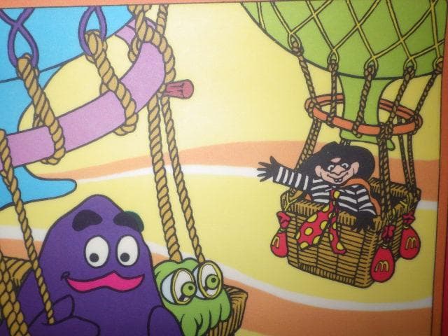 80’S★McDonald's★壁掛け★ポスター★40★ビンテージ★マクドナルド