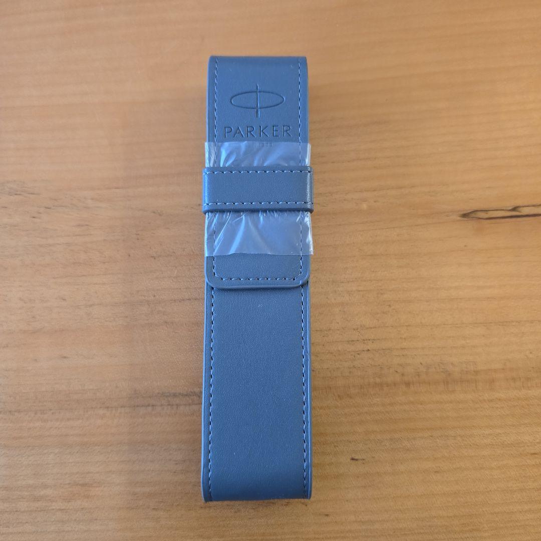 PARKER ボールペン ホワイト レザーケース付き