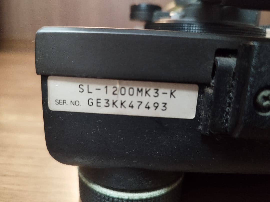 【業務使用無】technics SL-1200MK3 ターンテーブル