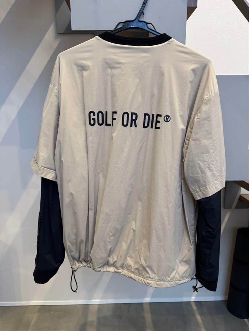 【美品】MARK & LONA ゴルフジャケット ベージュ　48（Ｌ)