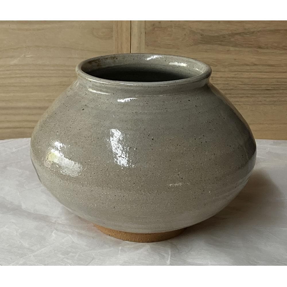 e3087 西岡小十 絵唐津 壷 共箱 唐津焼 壺 花入 茶道具