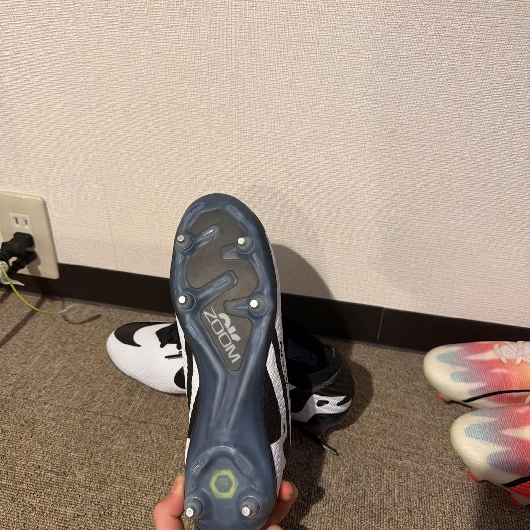 Nike Zoom サッカーシューズ・スパイク ホワイト/ブラック