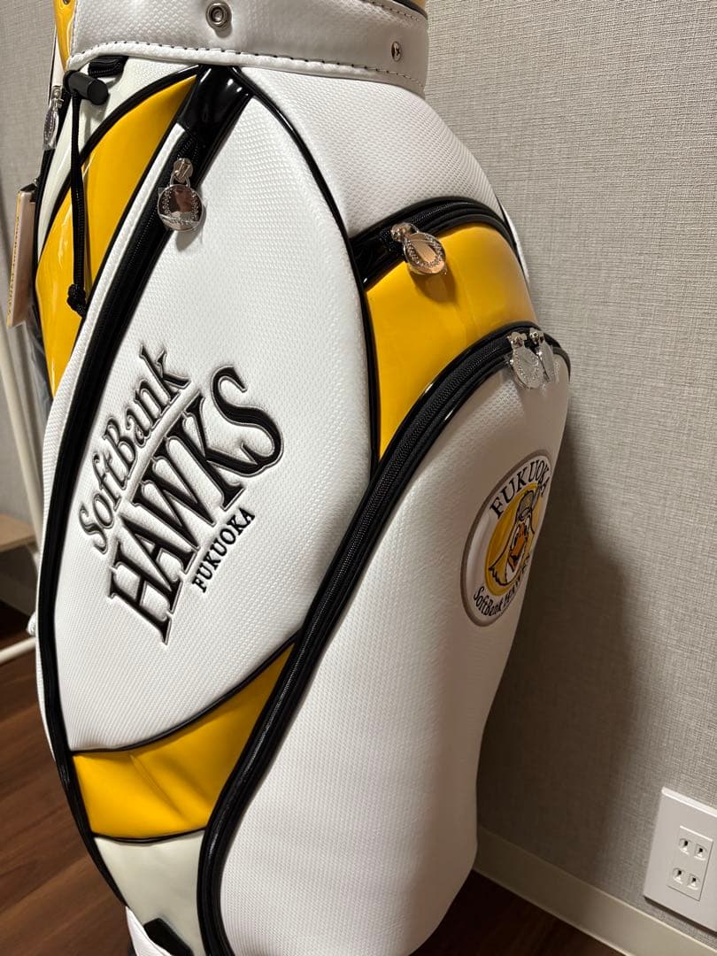 【新品未使用】【最終値下げ】SoftBank HAWKS キャディバッグ