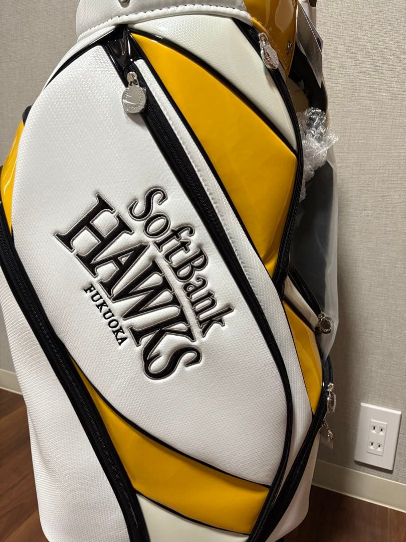 【新品未使用】【最終値下げ】SoftBank HAWKS キャディバッグ