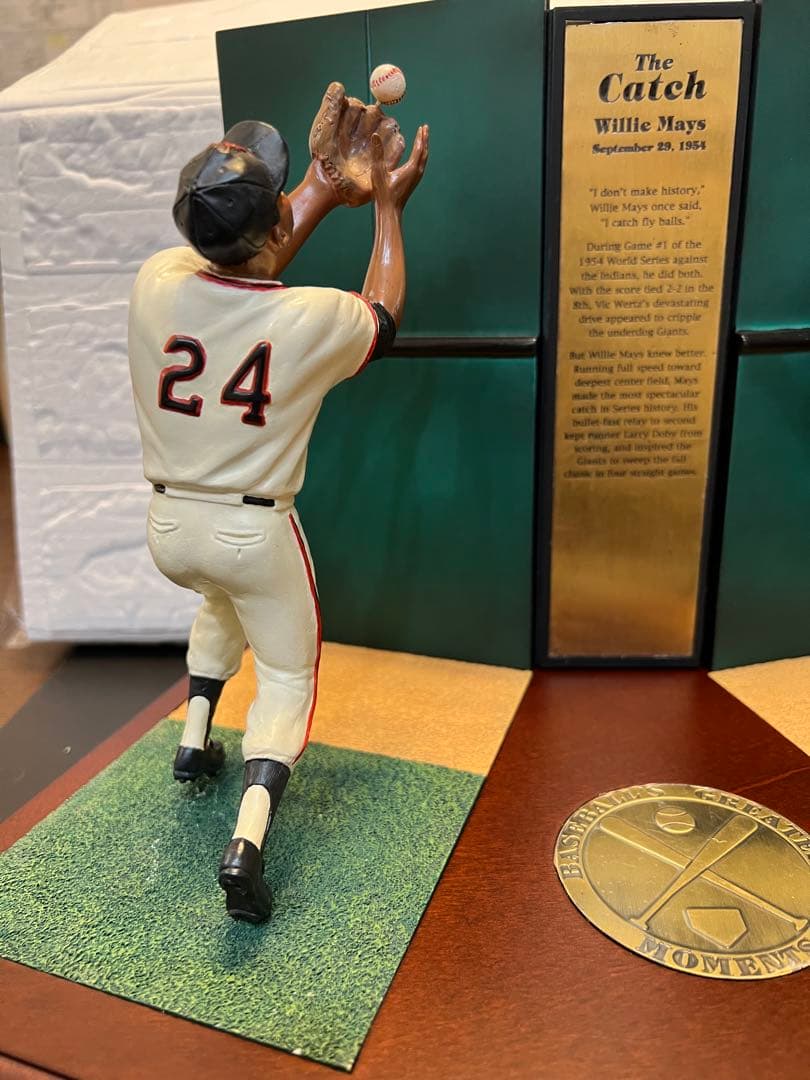【The Danbury Mint】Willie Mays The Catch