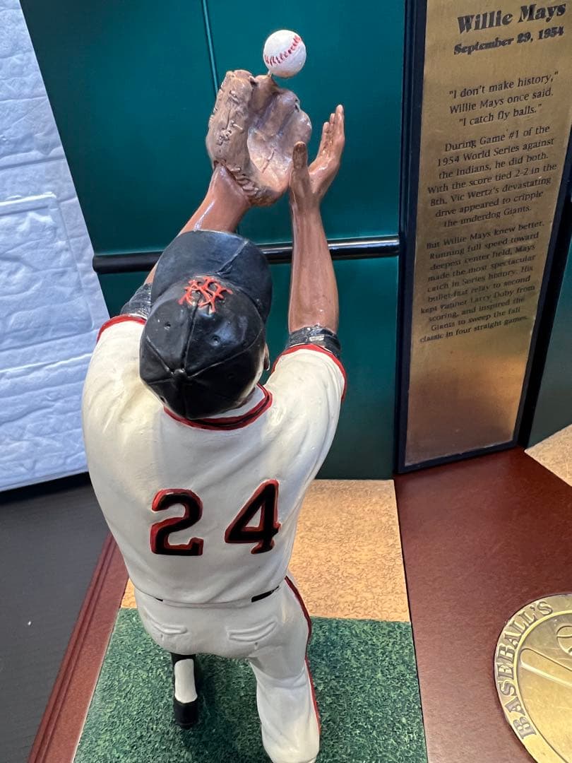 【The Danbury Mint】Willie Mays The Catch